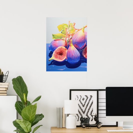 Lush Fig Fantasy Poster (Thuiskantoor)