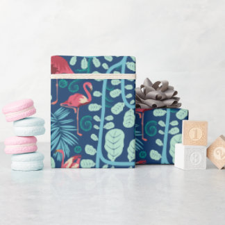 Lush Flamingo Oerwoud Cadeaupapier