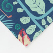 Lush Flamingo Oerwoud Fleece Deken (Hoek)