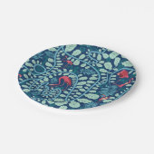 Lush Flamingo Oerwoud Patroon Papieren Bordje (Gekanteld)