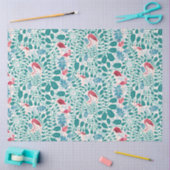 Lush Flamingo Oerwoud Pattern *Soft Breeze* Tissuepapier (Craft)