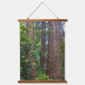 Lush Forest Douglas Fir Trees Hangend Wandkleed (Voorkant)
