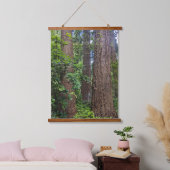 Lush Forest Douglas Fir Trees Hangend Wandkleed (Slaapkamer)