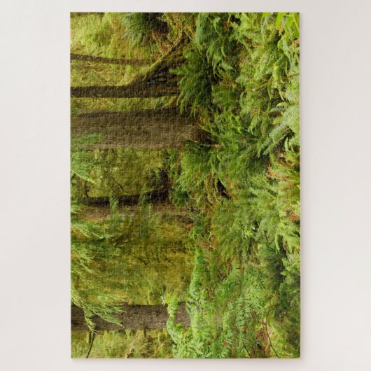 Lush Forest & Ferns | Ecola State Park, Oregon Legpuzzel (Verticaal)
