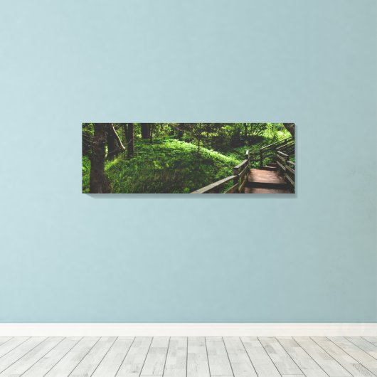 Lush Forest Floor Canvas Afdruk (Insitu (Houten vloer))