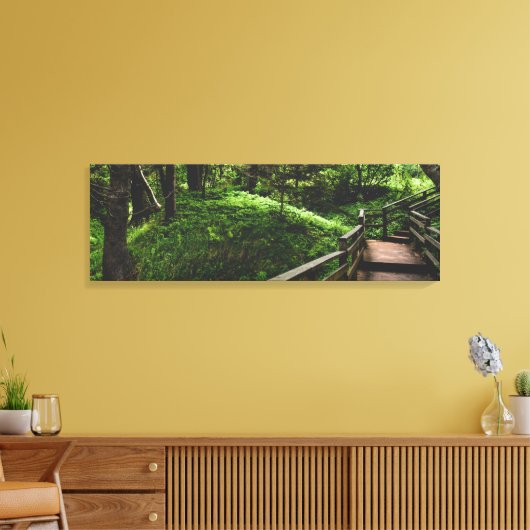 Lush Forest Floor Canvas Afdruk (Insitu (Woonkamer))