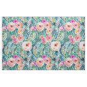 Lush Garden Waterverf Floral Stof (Fat Quarter)