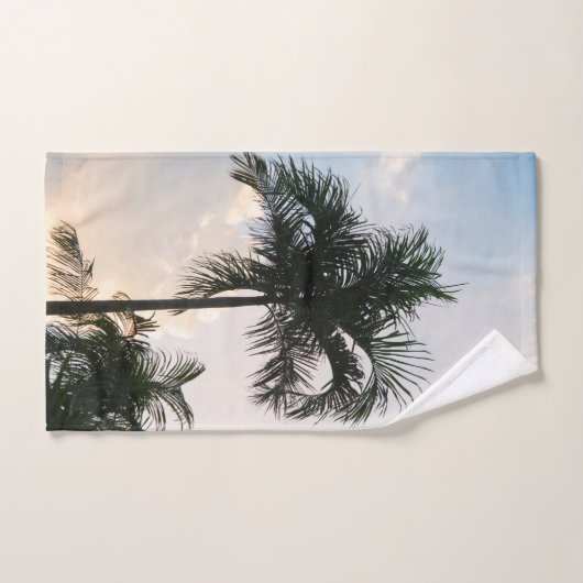 Lush Glam Palm Tree 1 Bad Handdoek (Handdoek)