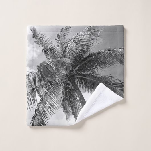 Lush Glam Palm Tree 2 Bad Handdoek (Wasdoekje)