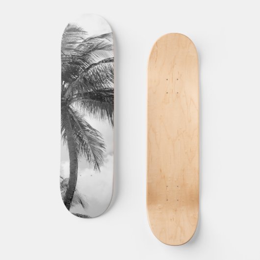 Lush Glam Palm Trees 1 Persoonlijk Skateboard (Voorkant)
