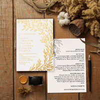 Lush Gouden Groen Informele 2 in 1 Bruiloft