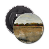 Lush Green Countryside Landscape Button Flesopener (Voorkant)