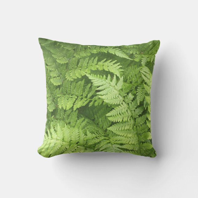 Lush Green Ferns Buitenkussen (Voorkant)