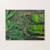 Lush Green Forest Schilderachtig Legpuzzel (Horizontaal)