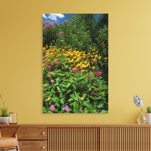 Lush Green Garden Canvas Afdruk (Insitu (Woonkamer))