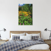 Lush Green Garden Canvas Afdruk (Insitu (Slaapkamer))