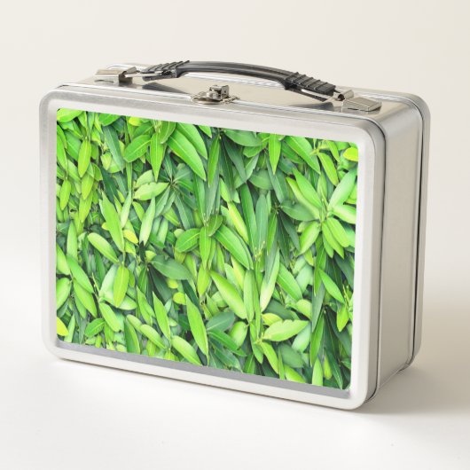 Lush Green Leaves Pattern – Natuur Botanisch (Voorkant)