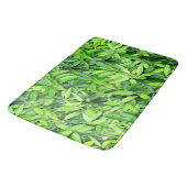 Lush Green Leaves Pattern – Natuur Botanisch Badmat (Gekanteld)