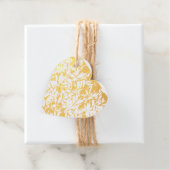 Lush Green Leaves Pattern – Natuur Botanisch Bedankjes Labels (Met doos)