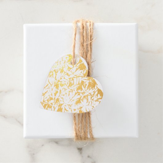 Lush Green Leaves Pattern – Natuur Botanisch Bedankjes Labels (Met doos)