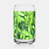 Lush Green Leaves Pattern – Natuur Botanisch Blikvorm Glas (Rechts)