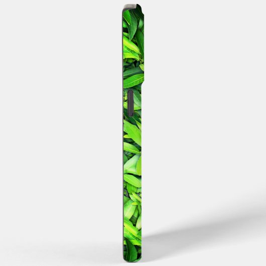 Lush Green Leaves Pattern – Natuur Botanisch Case-Mate iPhone Case (Achterkant / Rechts)