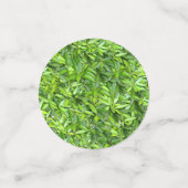 Lush Green Leaves Pattern – Natuur Botanisch Confetti (Kleine voorkant)