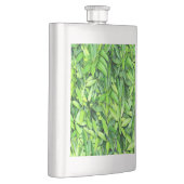 Lush Green Leaves Pattern – Natuur Botanisch Flacon (Rechts)