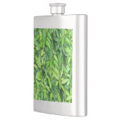 Lush Green Leaves Pattern – Natuur Botanisch Flacon (Links)