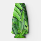Lush Green Leaves Pattern – Natuur Botanisch Flesjeskoeler (Voorkant)