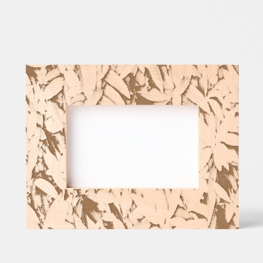 Lush Green Leaves Pattern – Natuur Botanisch Gegraveerde Lijstjes (Voorkant)