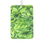 Lush Green Leaves Pattern – Natuur Botanisch Luchtverfrisser (Achterkant)