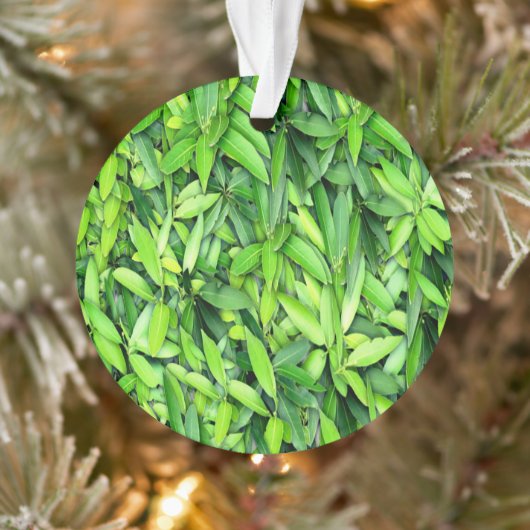 Lush Green Leaves Pattern – Natuur Botanisch Ornament (Boom)
