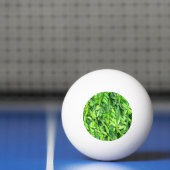 Lush Green Leaves Pattern – Natuur Botanisch Pingpongbal (Net)