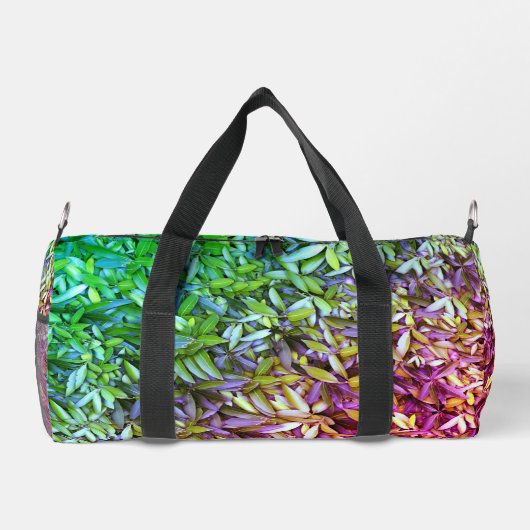 Lush Green Leaves Pattern – Natuur Botanisch Plunjezak (Achterkant)