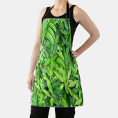 Lush Green Leaves Pattern – Natuur Botanisch Schort (Insitu)