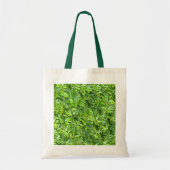 Lush Green Leaves Pattern – Natuur Botanisch Tote Bag (Voorkant)