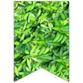 Lush Green Leaves Pattern – Natuur Botanisch Vlaggetjes (Eerste vlag)