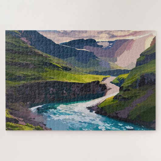 Lush Green Legpuzzel (Horizontaal)