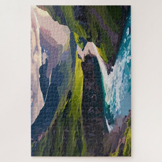 Lush Green Legpuzzel (Verticaal)