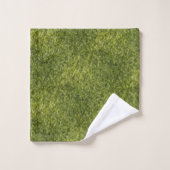 Lush Green Moss Bad Handdoek (Wasdoekje)