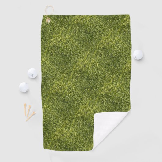 Lush Green Moss Golfhanddoek (Insitu)