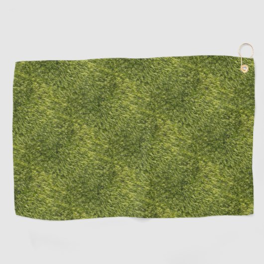 Lush Green Moss Golfhanddoek (Horizontaal)