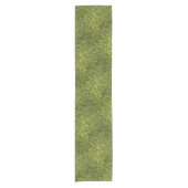 Lush Green Moss Korte Tafelloper (Voorkant)