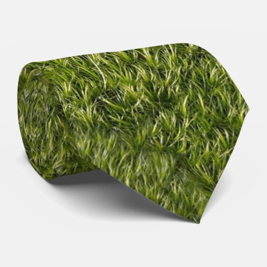 Lush Green Moss Stropdas (Opgerold)