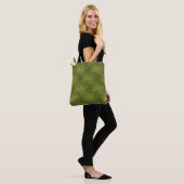 Lush Green Moss Tote Bag (Op model)