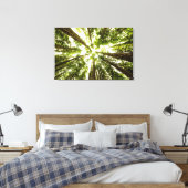 Lush Green Rain Forest Canvas Afdruk (Insitu (Slaapkamer))