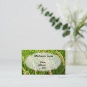 Lush Green Rice Field Ready for Harvest Visitekaartje (Staand voorkant)