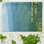 Lush Green Smoky Mtns /Mtns die belt! Theedoek (Gevouwen)