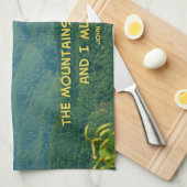 Lush Green Smoky Mtns /Mtns die belt! Theedoek (Quarter Fold)